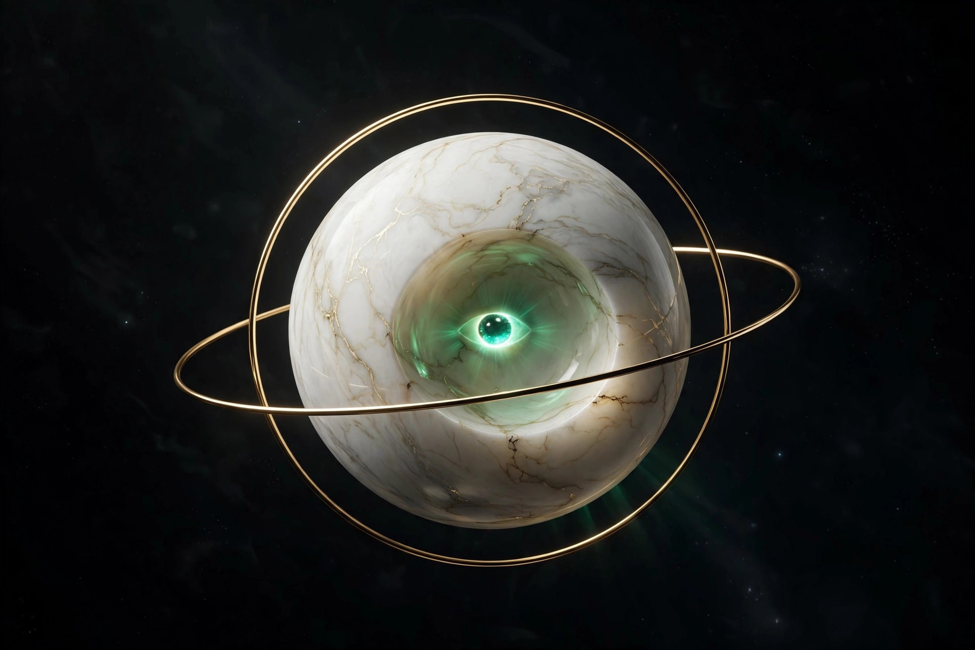 An Orbian awakening inside its celestial